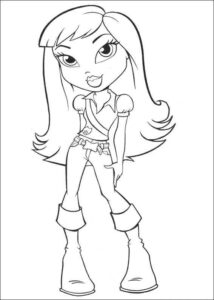 Desenho de Bratz Desenho Colorir Imprimir 44