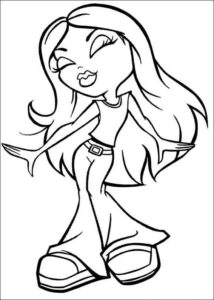Desenho de Bratz Desenho Colorir Imprimir 45