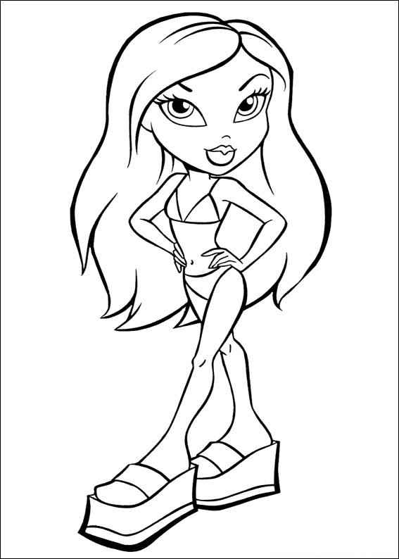 Desenho de Bratz Desenho Colorir Imprimir 47