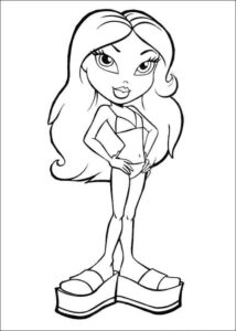 Desenho de Bratz Desenho Colorir Imprimir 48