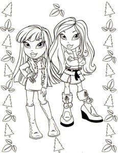 Desenho de Bratz Desenho Colorir Imprimir 49