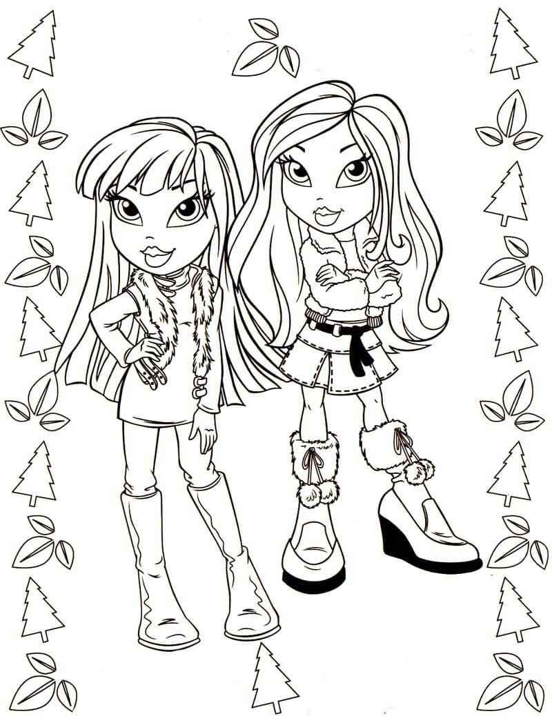 Desenho de Bratz Desenho Colorir Imprimir 49