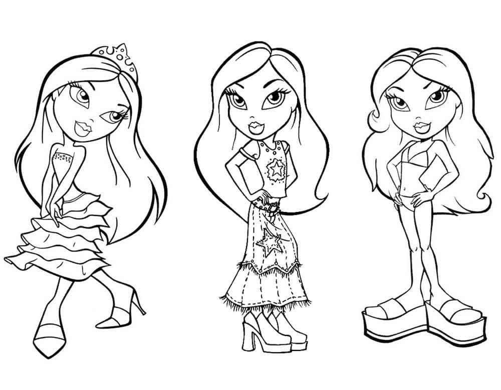 Desenho de Bratz Desenho Colorir Imprimir 50