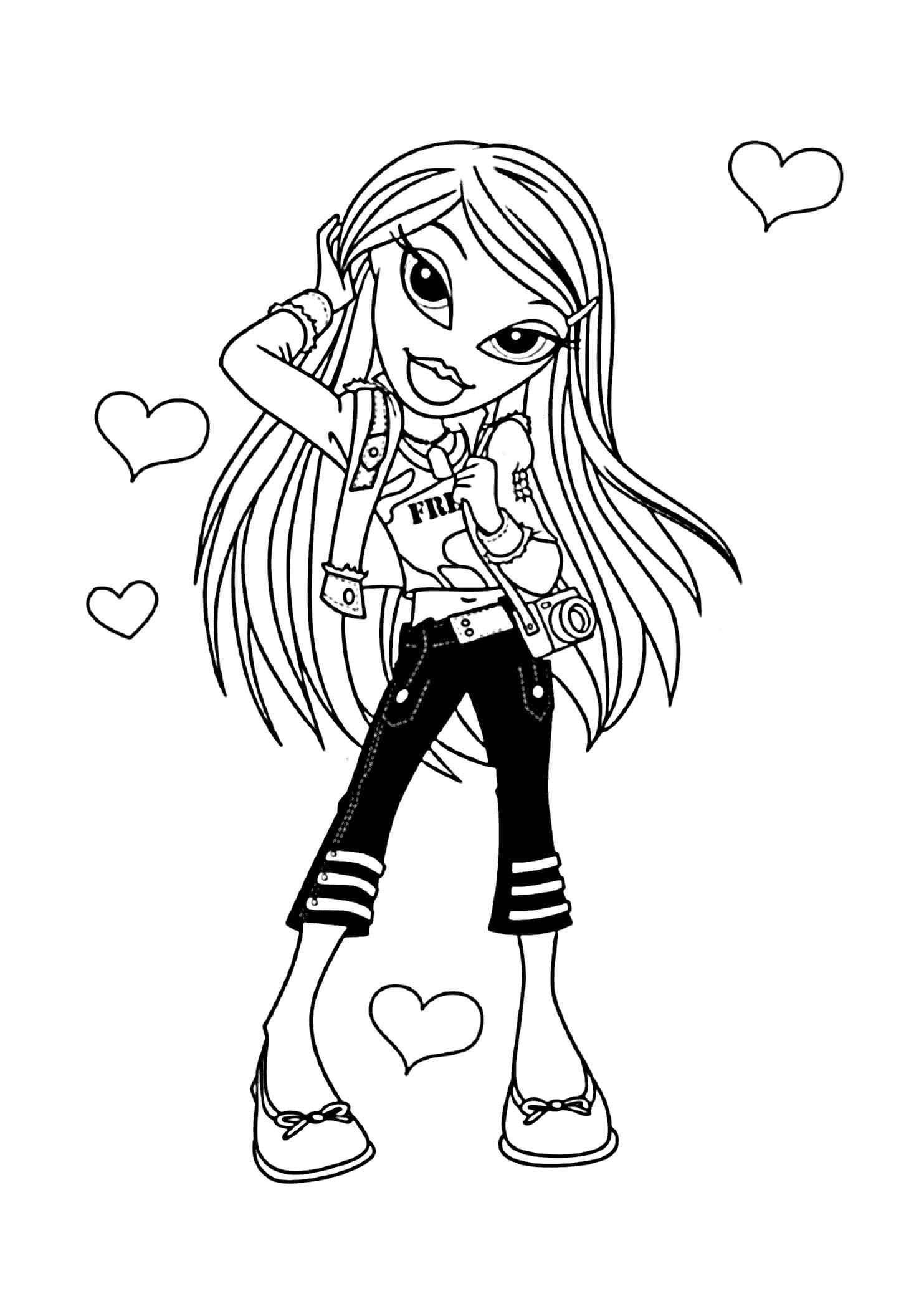 Desenho de Bratz Desenho Colorir Imprimir 51