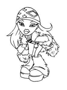 Desenho de Bratz Desenho Colorir Imprimir 52