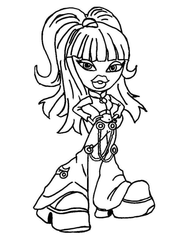 Desenho de Bratz Desenho Colorir Imprimir 53