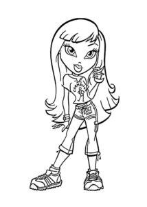Desenho de Bratz Desenho Colorir Imprimir 54