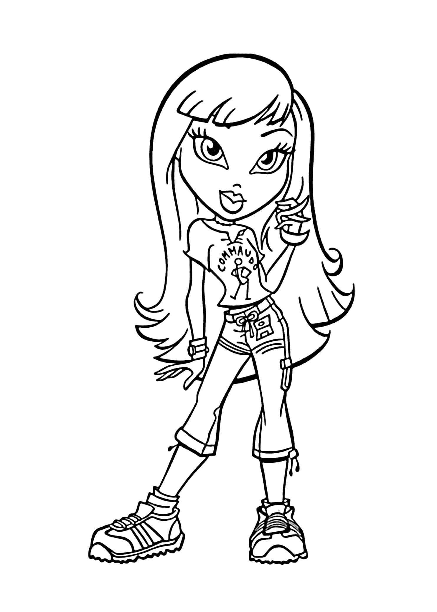 Desenho de Bratz Desenho Colorir Imprimir 54