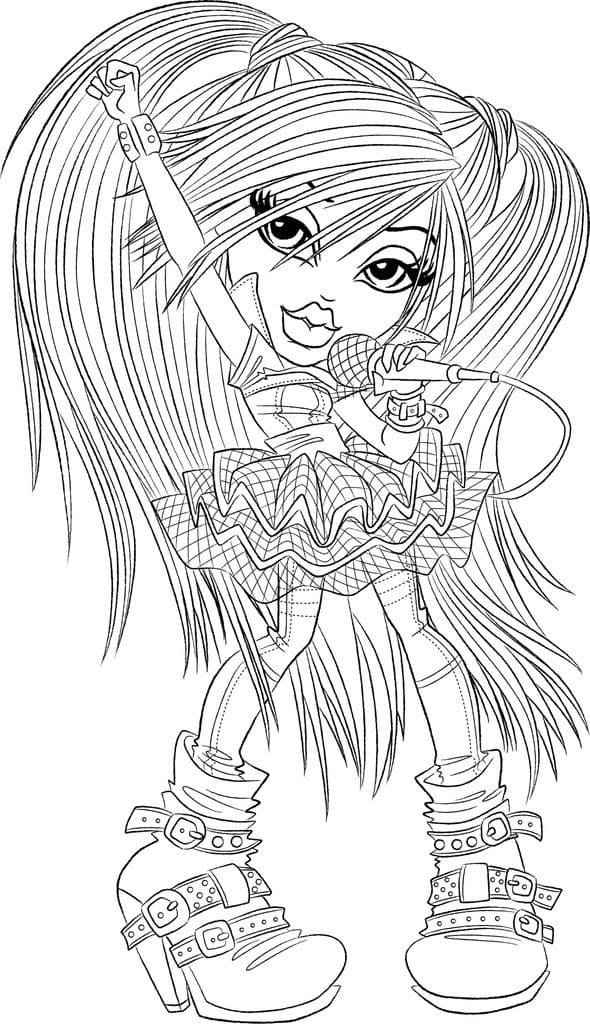 Desenho de Bratz Desenho Colorir Imprimir 55
