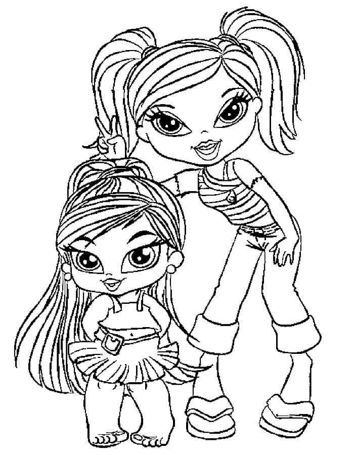 Desenho de Bratz Desenho Colorir Imprimir 56