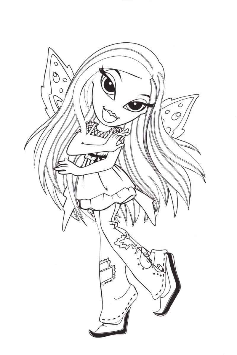Desenho de Bratz Desenho Colorir Imprimir 57
