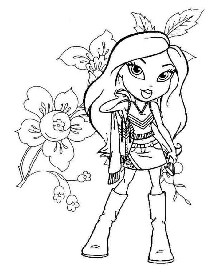 Desenho de Bratz Desenho Colorir Imprimir 58