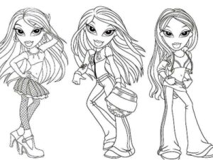 Desenho de Bratz Desenho Colorir Imprimir 59