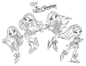 Desenho de Bratz Desenho Colorir Imprimir 62