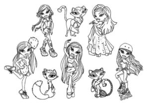 Desenho de Bratz Desenho Colorir Imprimir 67