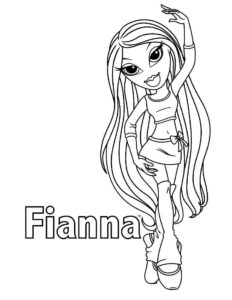 Desenho de Bratz Desenho Colorir Imprimir 68