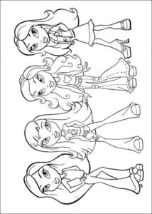 Desenho de Bratz Desenho Colorir Imprimir 73