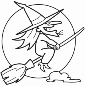 Desenho de Bruxas Desenho Colorir Imprimir 33