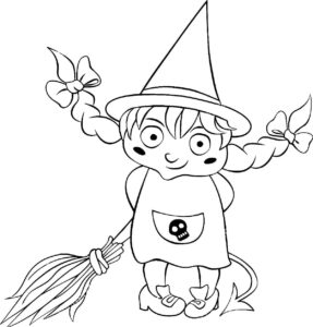 Desenho de Bruxas Desenho Colorir Imprimir 64