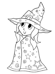 Desenho de Bruxas Desenho Colorir Imprimir 67