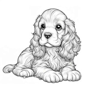 Desenho de Cachorros Desenho Colorir Imprimir 001