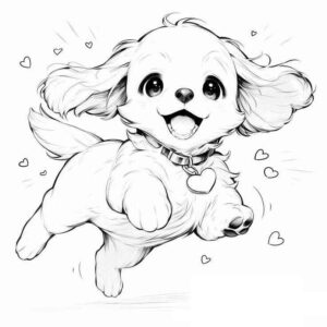 Desenho de Cachorros Desenho Colorir Imprimir 015