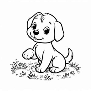 Desenho de Cachorros Desenho Colorir Imprimir 018