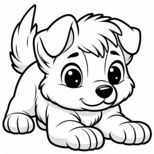Desenho de Cachorros Desenho Colorir Imprimir 020