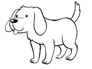 Desenho de Cachorros Desenho Colorir Imprimir 042