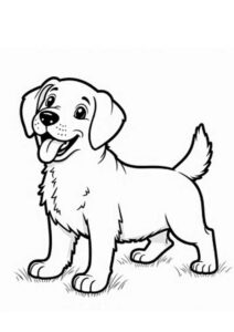 Desenho de Cachorros Desenho Colorir Imprimir 045