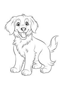 Desenho de Cachorros Desenho Colorir Imprimir 050