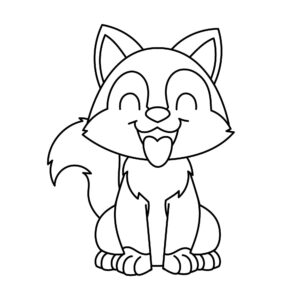 Desenho de Cachorros Desenho Colorir Imprimir 052