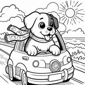 Desenho de Cachorros Desenho Colorir Imprimir 077