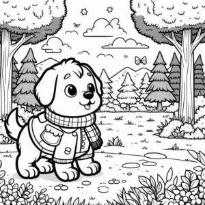Desenho de Cachorros Desenho Colorir Imprimir 082
