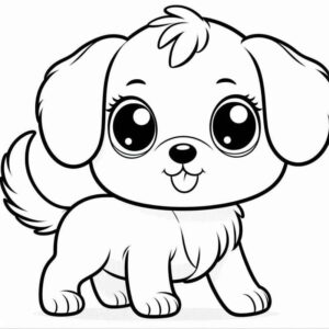 Desenho de Cachorros Desenho Colorir Imprimir 087