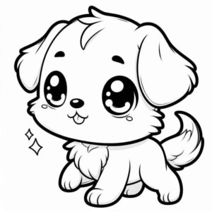 Desenho de Cachorros Desenho Colorir Imprimir 088