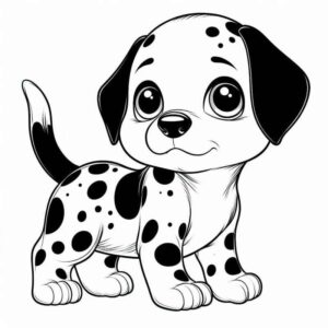 Desenho de Cachorros Desenho Colorir Imprimir 089