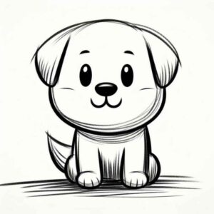 Desenho de Cachorros Desenho Colorir Imprimir 090