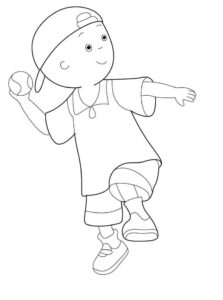 Desenho de Caillou Desenho Colorir Imprimir 04