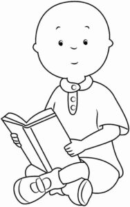 Desenho de Caillou Desenho Colorir Imprimir 09