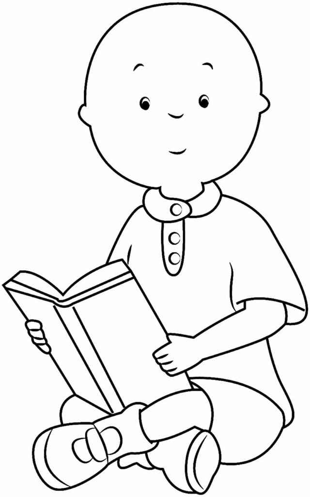 Desenho de Caillou Desenho Colorir Imprimir 09