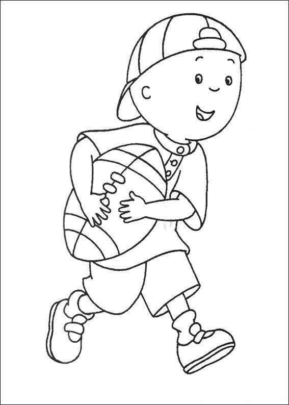 Desenho de Caillou Desenho Colorir Imprimir 13