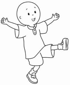 Desenho de Caillou Desenho Colorir Imprimir 27