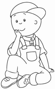 Desenho de Caillou Desenho Colorir Imprimir 29