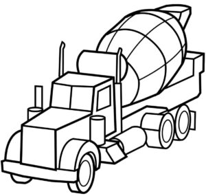 Desenho de Caminhao Desenho Colorir Imprimir 01