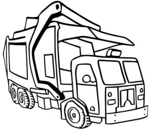 Desenho de Caminhao Desenho Colorir Imprimir 04