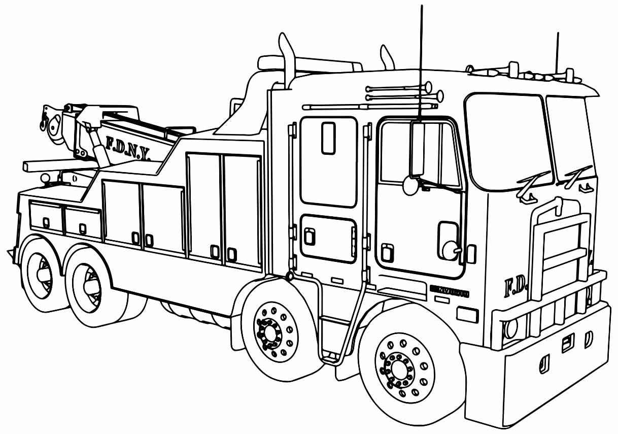 Desenho de Caminhao Desenho Colorir Imprimir 06