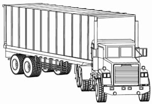 Desenho de Caminhao Desenho Colorir Imprimir 09