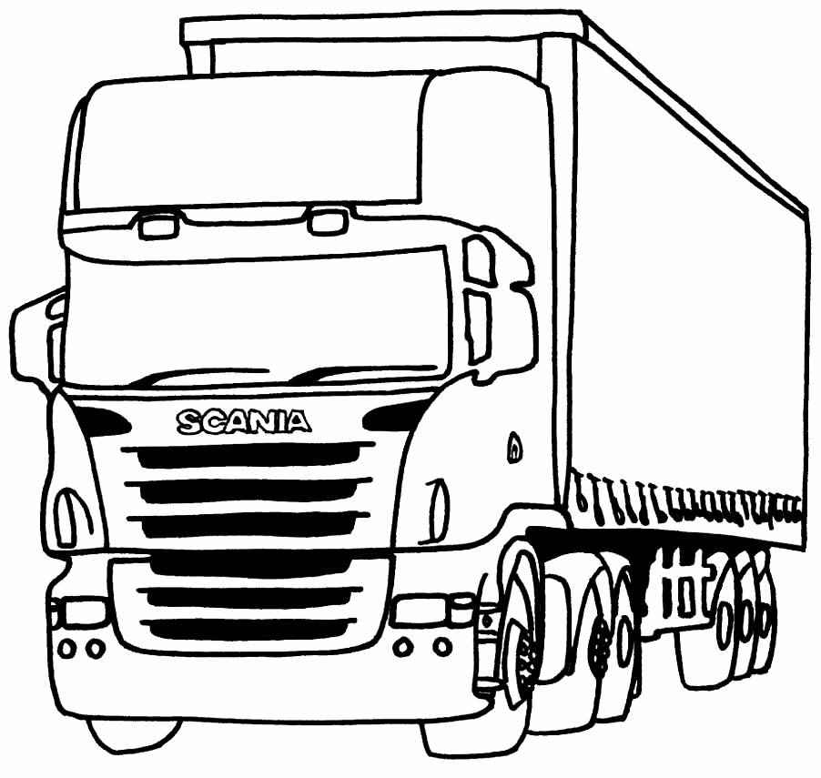 Desenho de Caminhao Desenho Colorir Imprimir 16