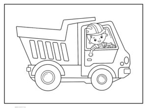 Desenho de Caminhao Desenho Colorir Imprimir 23